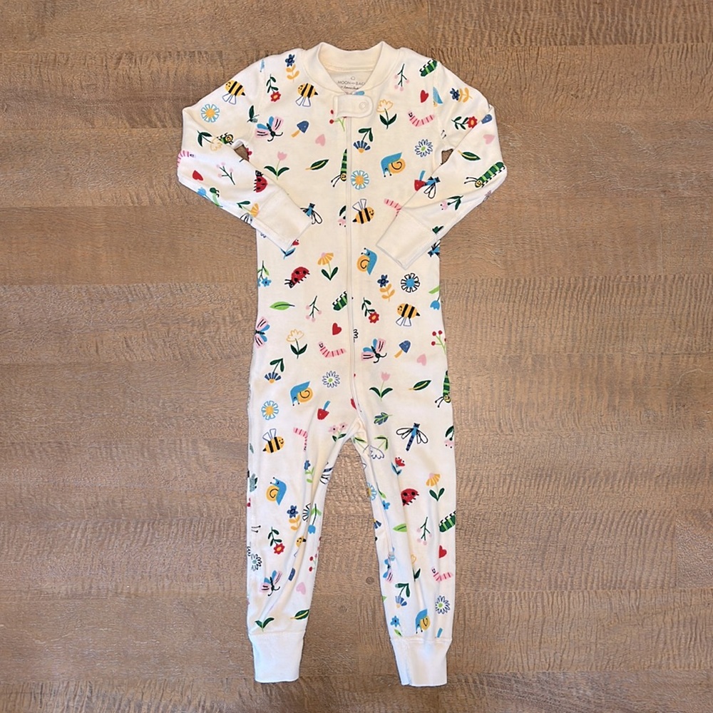 Hanna Andersson 3T Toddler Zip Pajamas